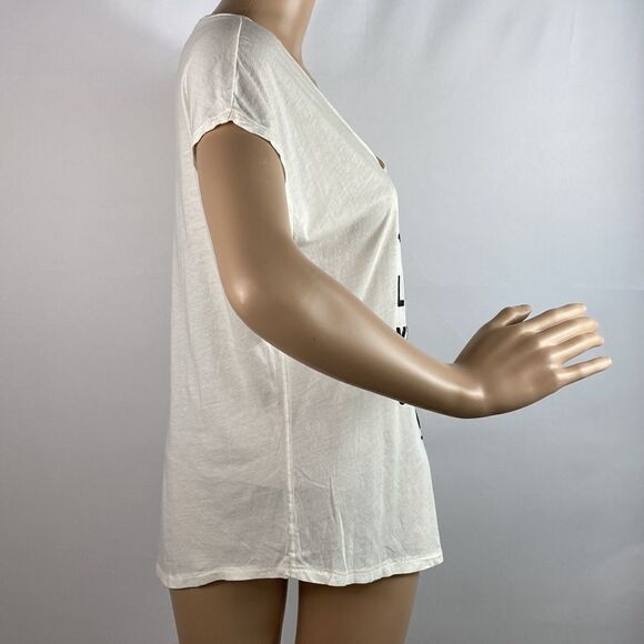 Aritzia Mercer off white short sleeve t-shirt size S - Picture 2 of 10